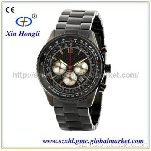 Diver genuine leather strap luxury man watch